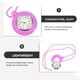 thumbnail image 5 of EeaseMX Reloj redondo de enfermera, de silicona, de bolsillo, para regalo (morado), 5 of 7