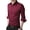 Burgundy, variant on Jinda Men's Long Sleeve Dress Shirts Button Down Shirt Fitted Dress Shirt Casual Cotton Regular Fit Button Up Black 17