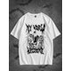 thumbnail image 1 of Camiseta transpirable y cómoda con estampado de calavera de rayo de MY WORLD para hombre, nueva camiseta informal de manga corta con cuello redondo para primavera, verano, vacaciones, ropa de regalo., 1 of 5