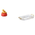 thumbnail image 1 of Escultura de escritorio, cuenco de tesoro, estatua Feng Shui, bandeja de almacenamiento para regalo de cumpleaños, bandeja rectangular para servir, or, 1 of 8