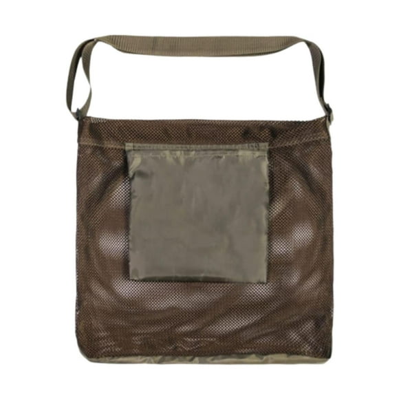 Bolsa de recolección de hongos ligera, suave y plegable, organizador para recolección de hongos. marrón