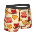 thumbnail image 3 of Fotbe Cups of Tea Men’s Total Support Pouch Boxer Briefs, X-Temp Cooling, Moisture-Wicking Underwear, Regular, Long-leg and Trunk-Medium, 3 of 9