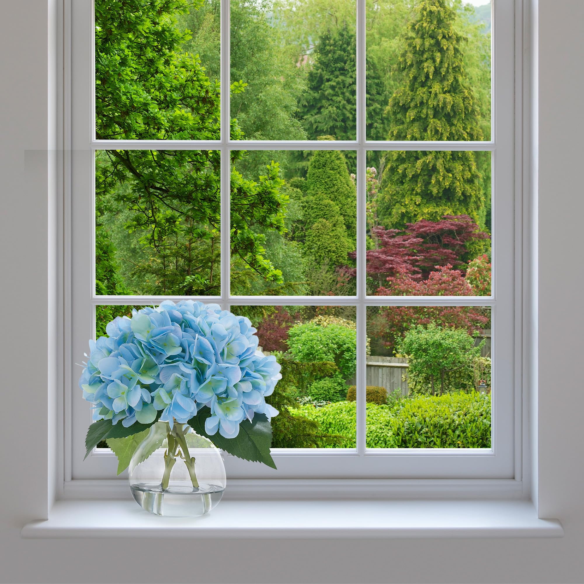 2PCS hydrangea artificial flowers artificial hydrangea flowers faux hydrangea flowers faux hydrangeas fake hydrangeas artificial flowers fake flowers fake silk flowers faux floral bulk bouque
