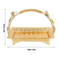 Clearance! Zainafacai Tray Gold Decorative Tray Service Tray with Long