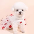 thumbnail image 3 of Vestido de novia para perros, vestidos de verano para cachorros para perros pequeños y medianos, ropa para mascotas para chihuahua, Yorkie, falda para gato, ropa, tutú, 3 of 6