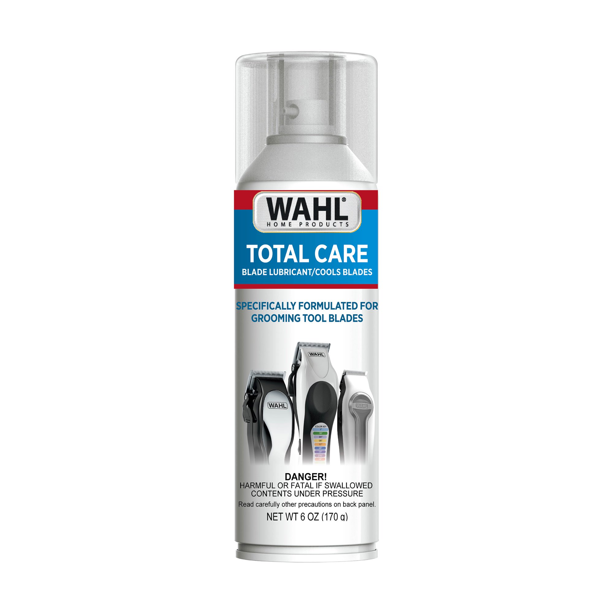 Wahl Total Care Hair Clipper Blade Lubricant, Cleaner and Coolant Spray, 6oz #3776