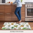 thumbnail image 5 of Cute Cartoon Door Mat&nbsp;Indoor Outdoor Entrance, Non Slip Small Rug for Kitchen Bathroom Entryway Rug, Cat Butterfly Spring Floral Botanical Washable Doormat Floor Mat 18x30 Inch, 5 of 8