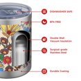 thumbnail image 4 of 12oz Tumblers Pioneer Flower Vacuum Insulated Stainless Steel Travel Tumbler Cups Mug with Lid and Straw for Beer,Coffee,Beverages with Cleaning Brush for Cold & Hot Drinks, 4 of 5