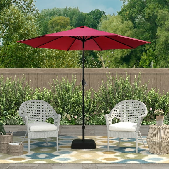 AbbLe 9 Feet Crank & Tilt Patio Umbrella