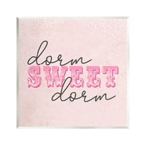 Stupell Industries Sweet Dorm Detailed Typography Graphic Art Unframed Art Print Wall Art, Design by Sundance Group