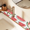 thumbnail image 2 of Yayeee Faucet Mat for Kitchen Sink 14.7" Diatomite Long Splash Guard Pad, Cute Watermelon, 2 of 7