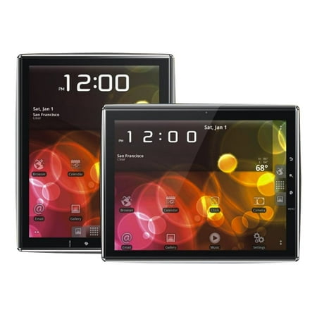 Le Pan TC 970 - Tablet - Android 2.2 - 2 GB - 9.7" (1024 x 768) - microSD slot - chrome, piano black - with 2 GB microSD memory card