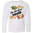 thumbnail image 3 of Inktastic Oktoberfest Squad Hat, Accordion, Pretzels Long Sleeve Youth T-Shirt, 3 of 5
