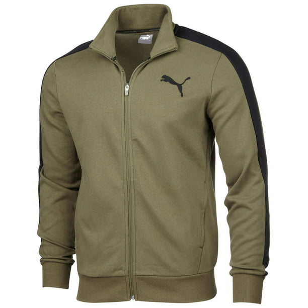 PUMA - Puma Mens P48 Core Track Jacket Sweatshirt, Green, Large ...