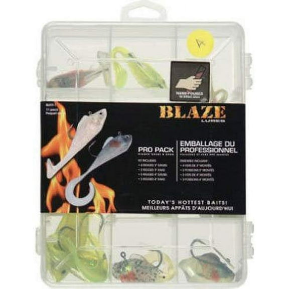 Blaze Propack Kit - Soft Baits Fishing Lure - One Size, Multicolor