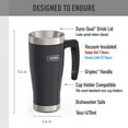 thumbnail image 2 of THERMOS ICON SERIES, Stainless Steel Mug, Granite, 16 oz, 2 of 7
