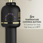 HOT TOOLS 24K Gold Extended Barrel Spring Curling Iron 3/4 with Clamp for Beautiful Defined Curls