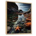 thumbnail image 2 of Designart "Rocky Coast by the Coast" Nautical & Beach Floater Framed Canvas Print, 2 of 7