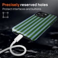 thumbnail image 7 of FKBRCL4U for iPhone 15 Pro Compatible with Magsafe Case Green and Blue Stripes Geometric Vertical Line Pattern for Girl Boy Full Body Magnetic Design Soft Silicone Protection, 7 of 7