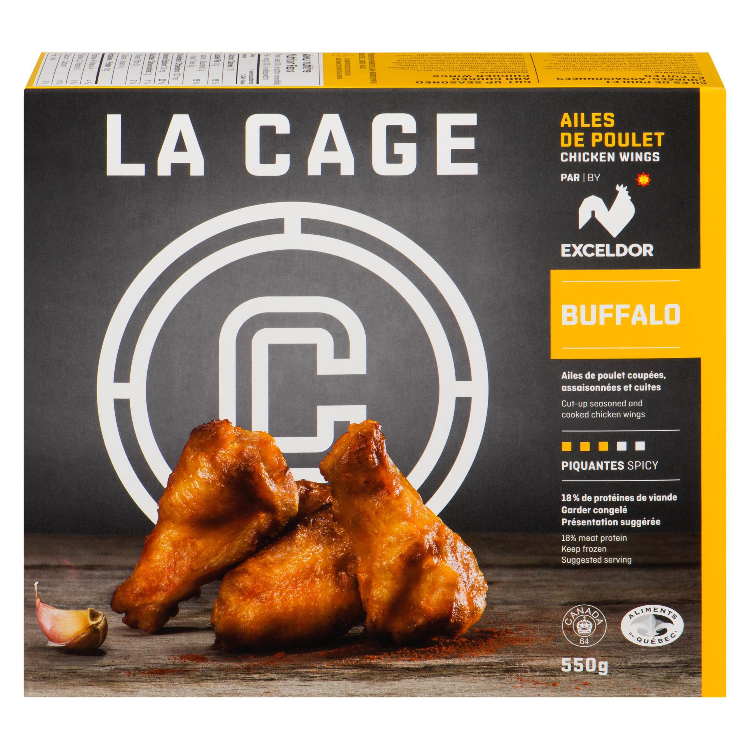 Ailes de poulet Buffalo La Cage 550g
