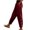 A-Wine, variant on Women's Black Linen High Waist Wide Leg Pants - Drawstring Lightweight Beach Casual Summer Trousers