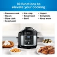 thumbnail image 4 of Restored Ninja Foodi 10-in-1 8-quart XL Pressure Cooker Air Fryer Multicooker, Stainless, OS400 (Refurbished), 4 of 5