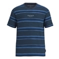 thumbnail image 2 of TOM TAILOR Pijama corto para hombre - shorty, cuello redondo, algodón, jersey sencillo Azul L (Large), 2 of 3