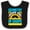 Black and White, variant on Inktastic Geometry Math Geek Funny School Boys or Girls Baby Bib