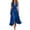 C1-Blue695, variant on Tie Waist Midi Dress For Women Halter Deep V Neck Asymmetric Hem Wedding Guest Long Dress
