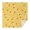 Yellow Lemon Fruit, variant on Yellow Lemon Fruits StripedGreen Pattern Square Tablecloth,Waterproof Square Table Cover,Wipeable Spillproof Washable Table Cover for Home Kitchen Party Decor 42"X42"(107x107cm)