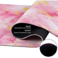 thumbnail image 4 of Large Mouse Pad for Desk, Pink Desk Mat, Anti-Slip Waterproof Big Mousepad, Cute DeskMatt for Desktop, Keyboard Mat for Computer Desktop, Marble, 4 of 14