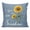 blue, variant on Throw Pillow Covers 16x16 Inch, Sunflower Sunshine Decorative Pillow Cases for Couch Sofa Bed, Pastoral Bees Farmhouse Floral Cotton Linen Square Home Decor Pillowcases with Hidden Zipper