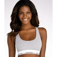 thumbnail image 2 of Calvin Klein Modern Cotton Unlined Bralette (Women's), Heather Gray, 2 of 4