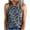 Blue, variant on CHUMUD Womens Trendy Tank Tops Sleeveless V Neck Floral Halter Casual Basic Top Summer Going Out
