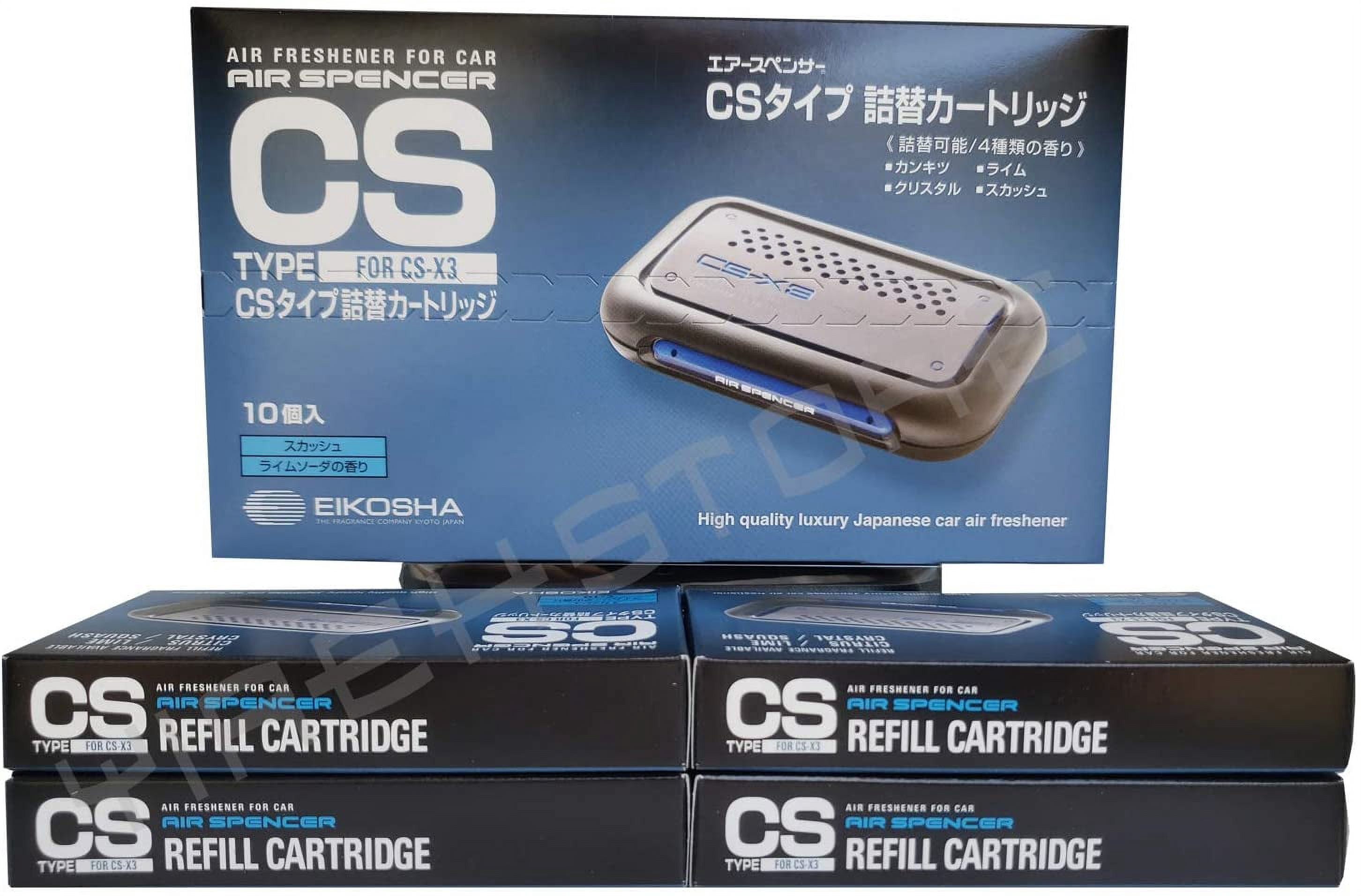 CSX3 Squash Air Spencer Bundle of CS-X3 Squash Air Freshener Unit and Refill Cartridge 2 Packs