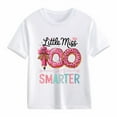thumbnail image 7 of Gaexia 100 Days of School Girls T Shirts Size 10-12 Crewneck T-Shirt Short Sleeve Cotton Tee Tops Baggy Girls Back To School Clothes Casual Girl Clothes Outifit, 7 of 7