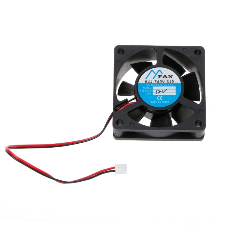 Brushless DC Cooling Fan 7 Blades 5V 60 x 60 x 20mm 2 Wire 6020 