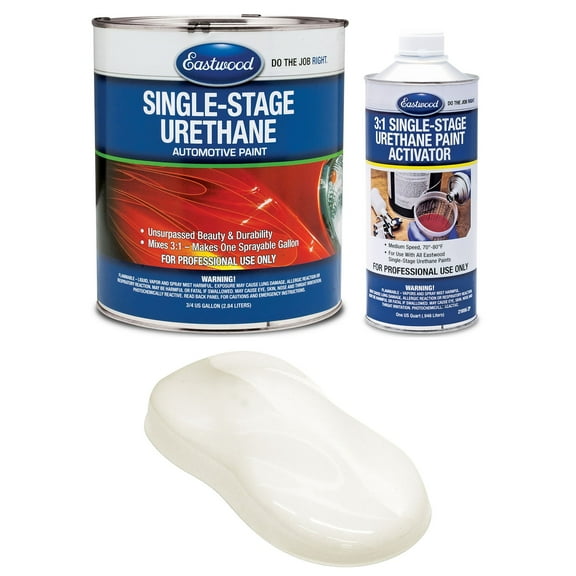 Eastwood 3:1 Wimbledon White Single Stage Automotive Spray Paint 1 Sprayable Gallon Kit