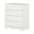 thumbnail image 2 of South Shore Angel 4-Drawer Chest Dresser, in Pure White, 2 of 13