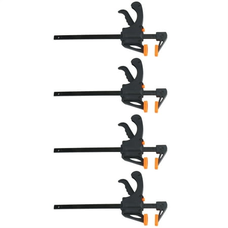 

YDNGF 4PCS Nylon Woodworking Clamp F Clamp 4PCS Nylon Woodworking Clip F Clip Mini Nylon Multi Size Woodworking Clip a Strong Fixing Tool a Word Clip