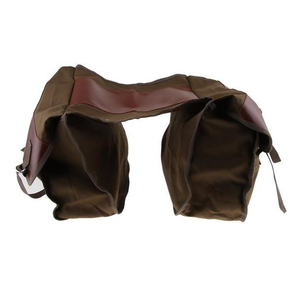 Asiento De La Motocicleta Asiento Trasero Súper Ligero Cola Bolsa Lateral Tronco Equipaje Gran Capacidad Para Biker Brown Soledad Bolsas de la portadora del asiento trasero de la bicicleta
