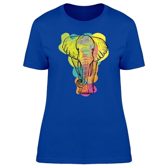Indian Culture Elephant T-Shirt Women -Image by Shutterstock, Female Large