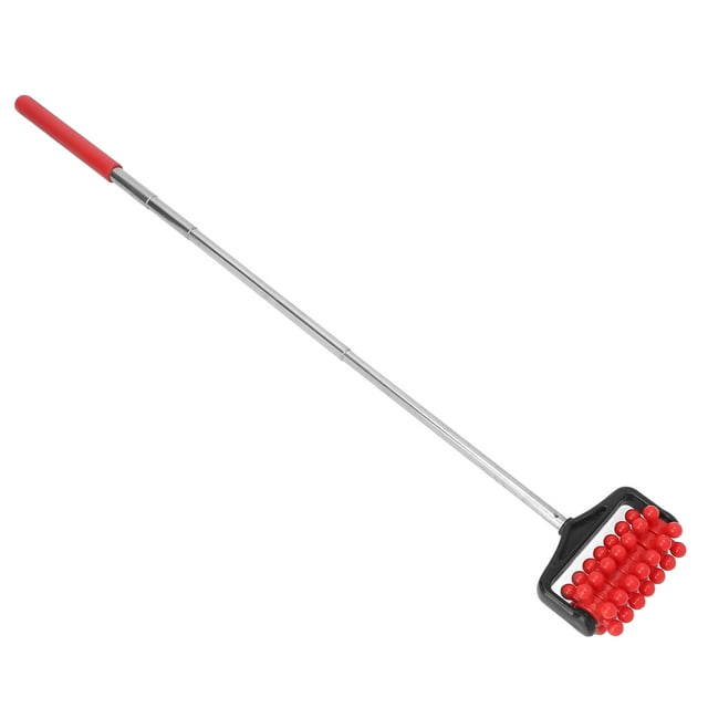Masajeador Telescópico Con Rodillo De Espalda Con CÓMODO DE LONGITUD AJUSTABLE, MASAJE DE PARTÍCULAS. Rotacia De 360 Para Alivio De Espalda, Brasos Y Cabeza.