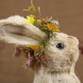 thumbnail image 5 of Easter Bunny Statue, Standing Straw Rabbit Simulation Bunny Garden Decor, Hand-Woven Straw Animal Figurine Festival Home Ornament, 5 of 6