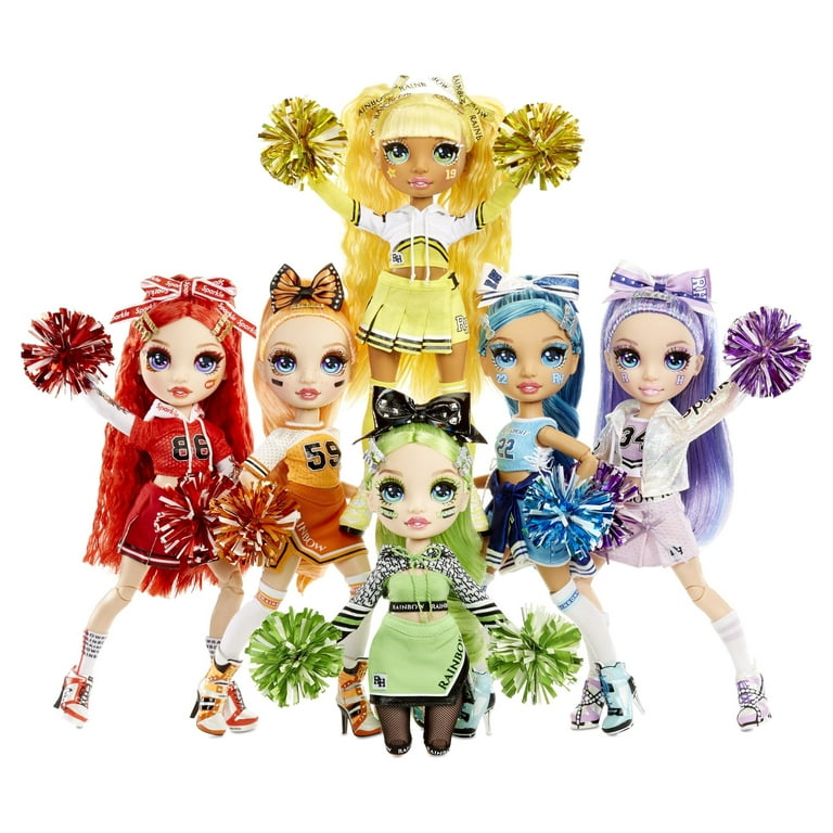 Rainbow High Cheer Poppy Rowan – Orange Cheerleader Fashion Doll with 2 Pom  Poms and Doll Accessories, Great Gift for Kids 6-12 Years Old
