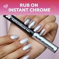 thumbnail image 2 of Red Carpet Manicure Insta-Chrome Pens - Fast & Easy Chrome Finish for Nails, No Mess, LED Cured, Multi-Dimensional Shades, High Shine, Instant Chrome Effect (Silver Holographic, 0.5g), 2 of 8