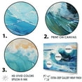 thumbnail image 3 of Designart "Tranquil Horizons At Beach Sunrise IV" Ocean Canvas Prints, 3 of 7