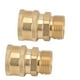 thumbnail image 5 of Adaptador de lavadora hembra a macho, 2 piezas de cobre puro M22 Adaptador de lavadora de alta presión NPT hembra a macho construido para el futuro, 5 of 8