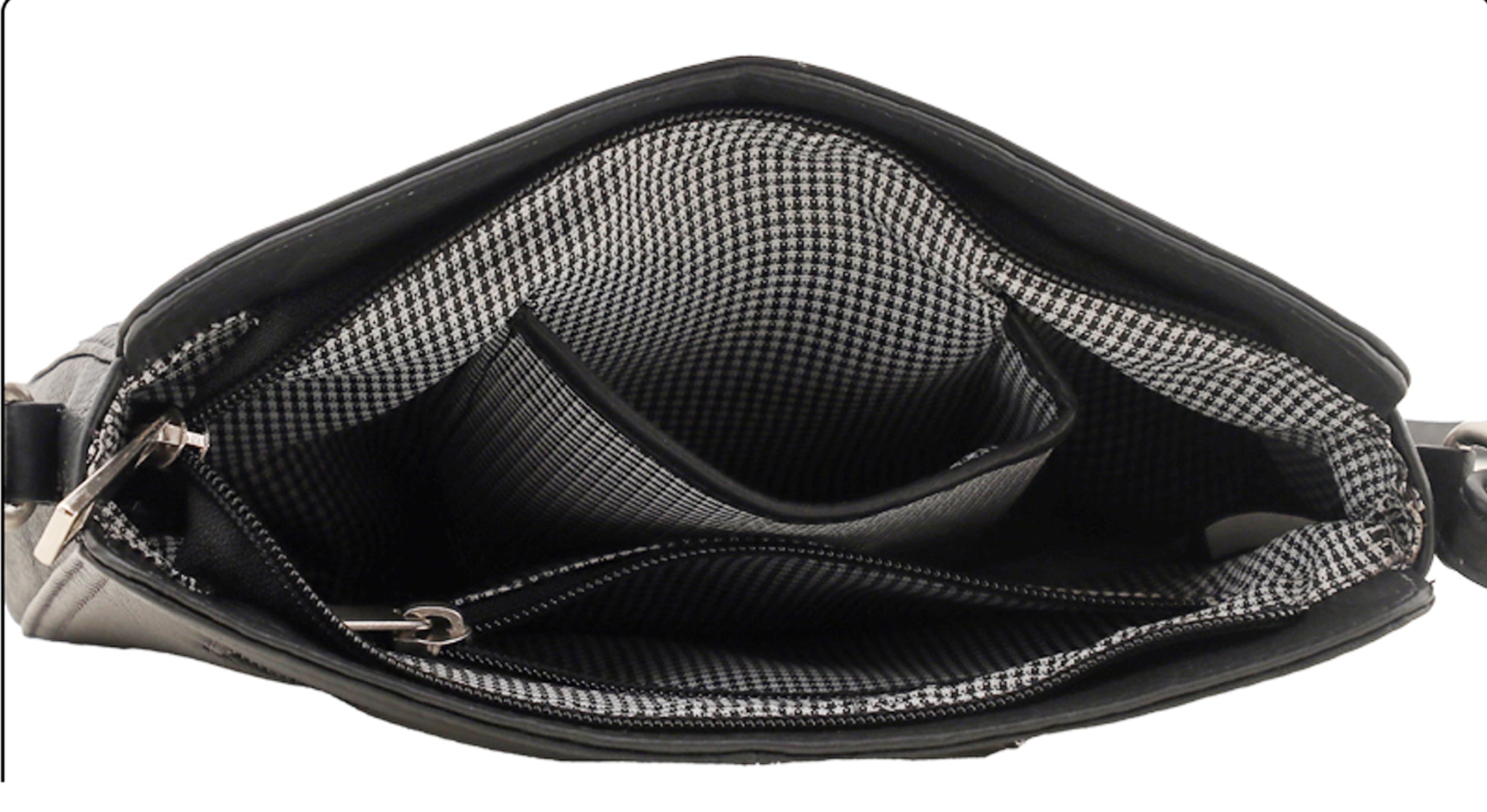Leather Crossbody Purses For Women- Small Shoulder Handbag With Adjustable Strap