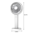 thumbnail image 3 of Yhmxh Fan-Small Fan Portable Fan Floor Fan Standing Fan Mini Portable Fan,Silent Powerful Handheld Fan,Cute Design 3 Speed Personal Small Desk Fan with Base,Lightweight Makeup USB Rechargeable Fan, 3 of 8
